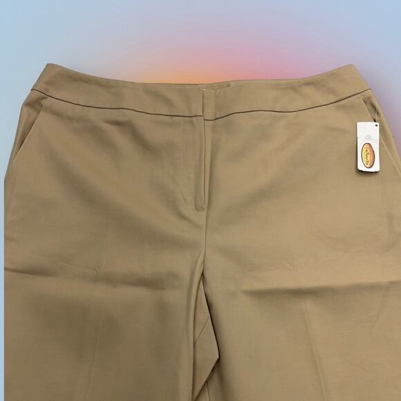TALBOTS Women’s 12 Stretch Khaki Dress Pant - Picture 1 of 4